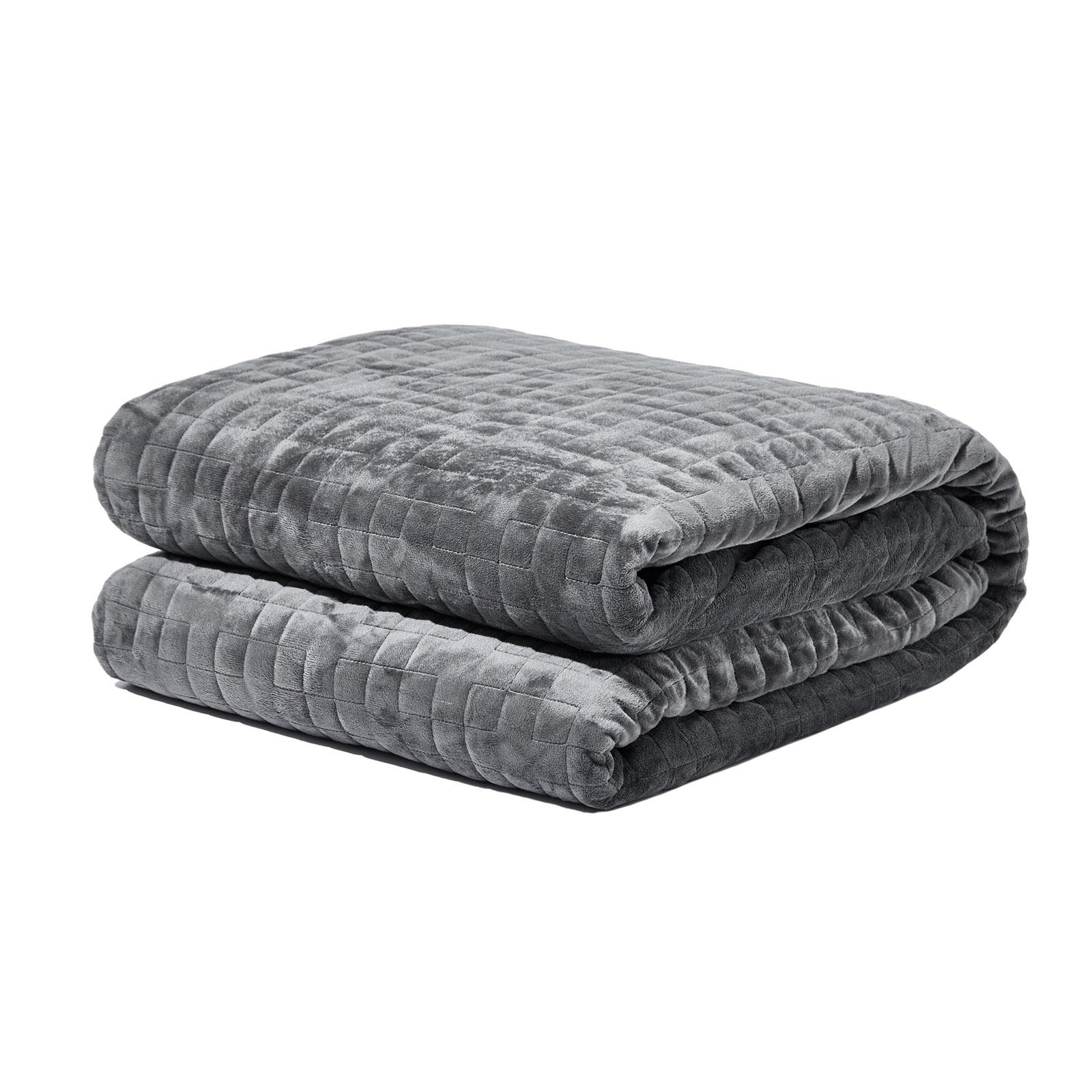Weighted Blanket 20 lb 72" x 48" Grey by Gravity Products image01